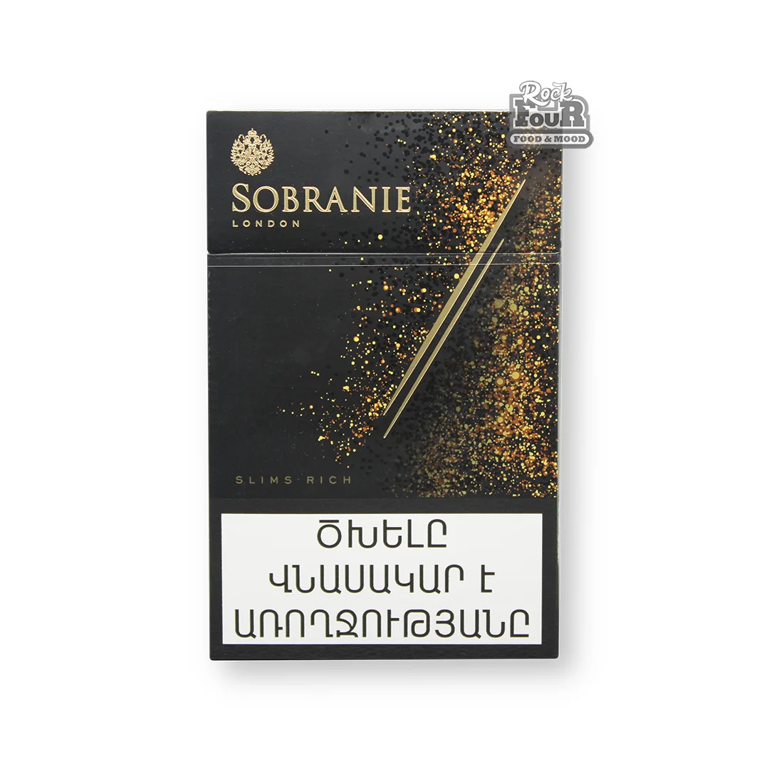Cigarettes "SOBRANIE SLIMS RICH"